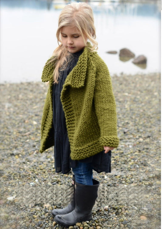 Taryn Sweater Knitting Pattern (Versatile Sizes)