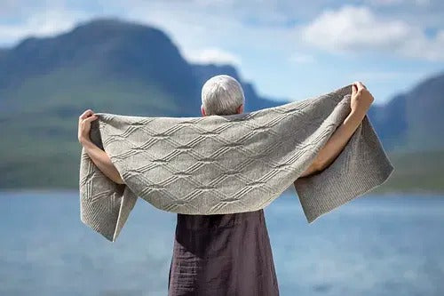 Gaelic Weave Wraparound Knitting Pattern