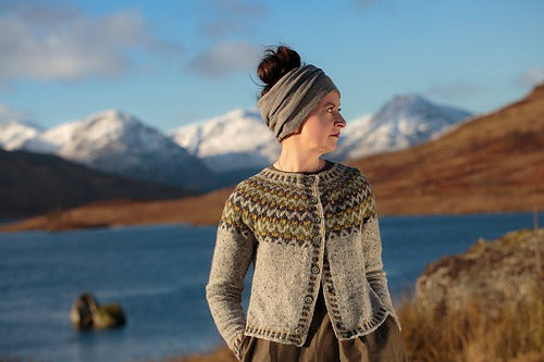 Highland Circle Cardigan Knitting Pattern