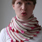 Fun Pompom Shawlette Knitting Pattern