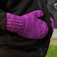 Quick n Easy Comfy Mittens Knitting Pattern