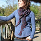 Cozy Fancy Scales Shawletter Knitting Pattern