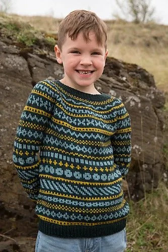 Warm & Playful Spring Sweater Knitting Pattern