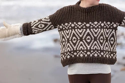 Bold Horizon Pullover Knitting Pattern