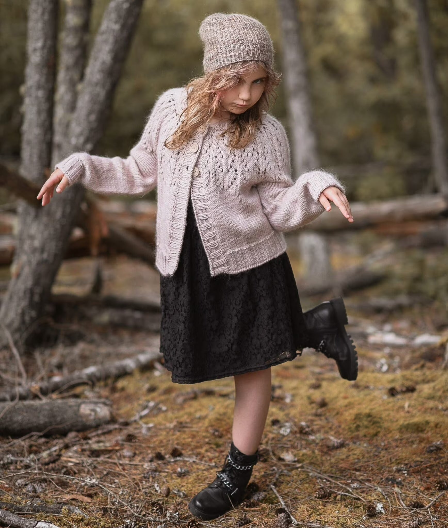 Rosy Glow Cardigan Knitting Pattern – ForKnitter