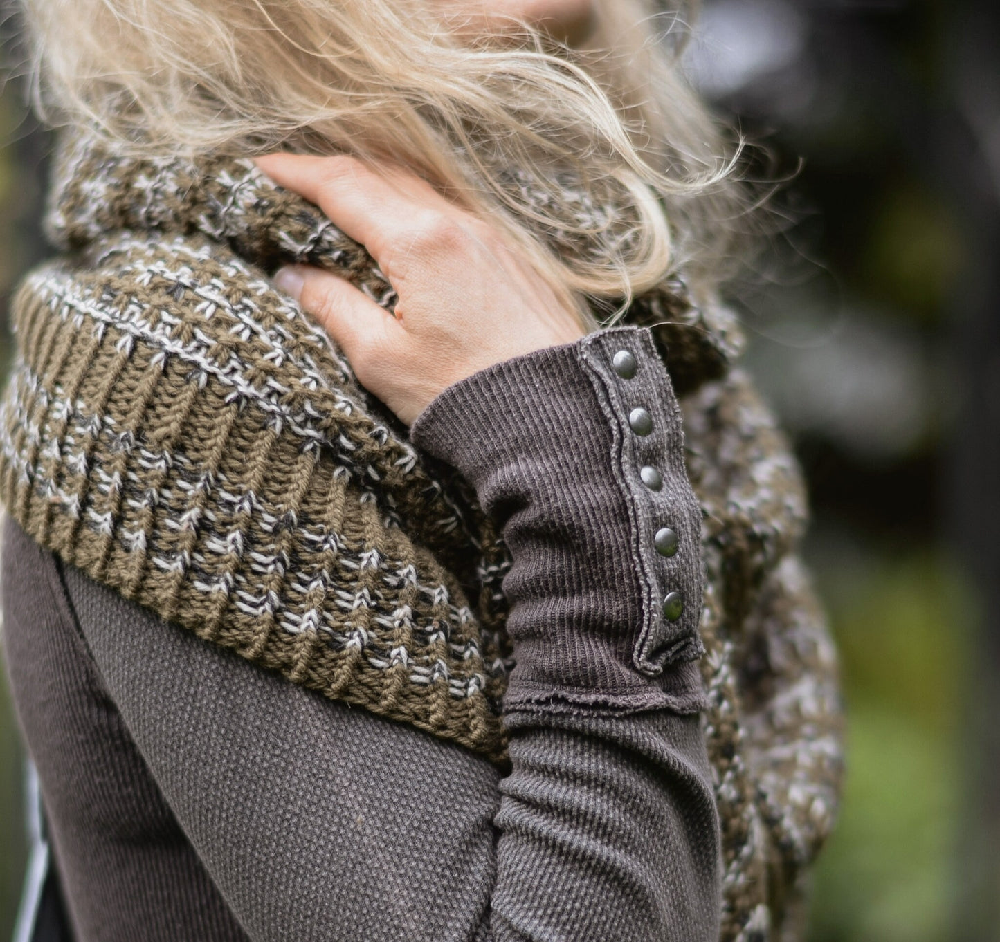 Autumn Drift Wrap Knitting Pattern