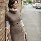 Elegant High-Belted Office Suit Knitting Pattern