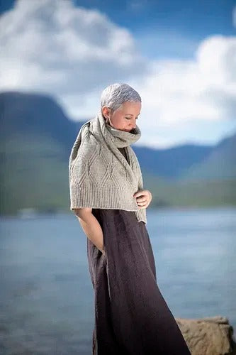 Gaelic Weave Wraparound Knitting Pattern