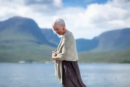 Gaelic Weave Wraparound Knitting Pattern