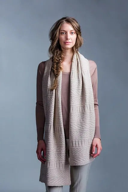 Elegant Wrap Office Shawl Knitting Pattern
