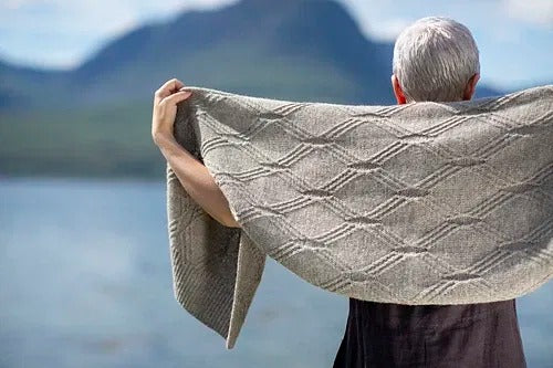 Gaelic Weave Wraparound Knitting Pattern