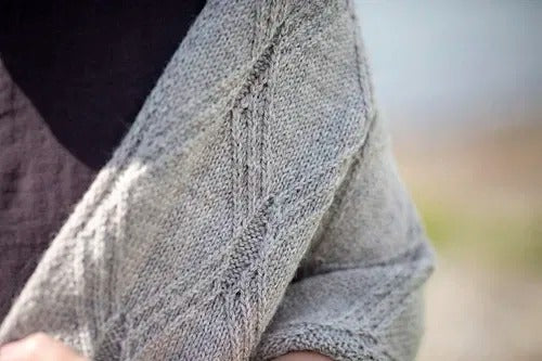 Gaelic Weave Wraparound Knitting Pattern